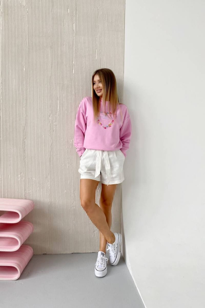 Свитшот Garsonnier 14001800816 розовый - фото 8