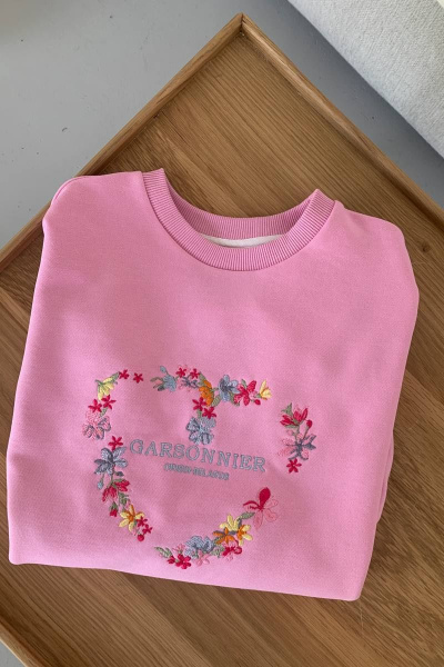 Свитшот Garsonnier 14001800816 розовый - фото 14