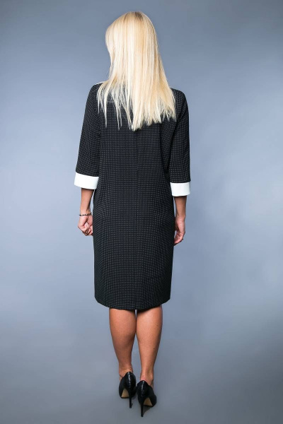 Платье Avila 0742 черный - фото 3