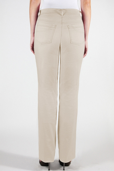 Бежевые летние джинсы с эластичной тканью Mirolia 195 бежевый - фото 2