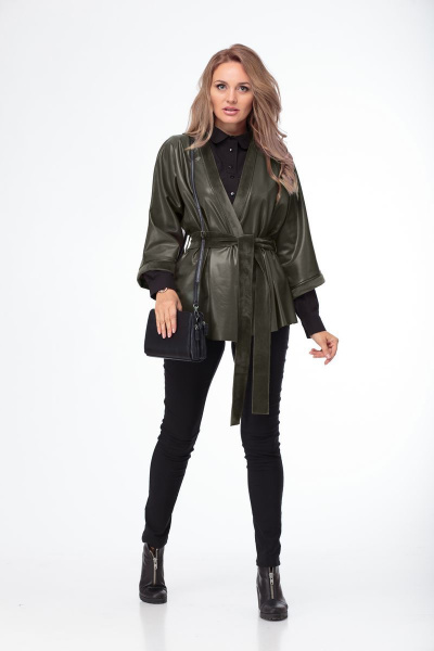 Жакет Anelli 773 хаки - фото 3