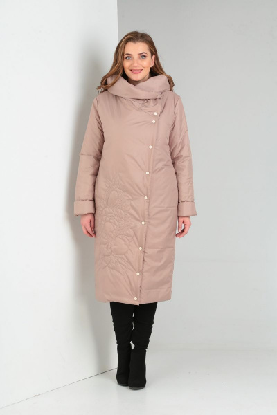 Пальто Диомант 1453 беж - фото 2