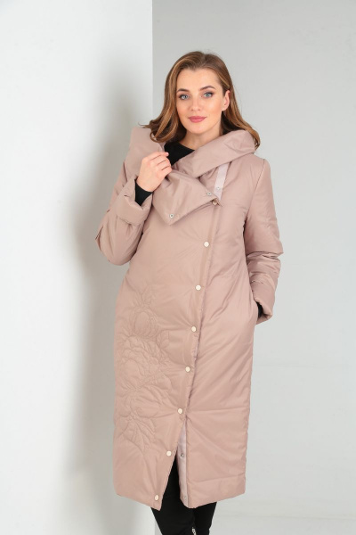 Пальто Диомант 1453 беж - фото 3