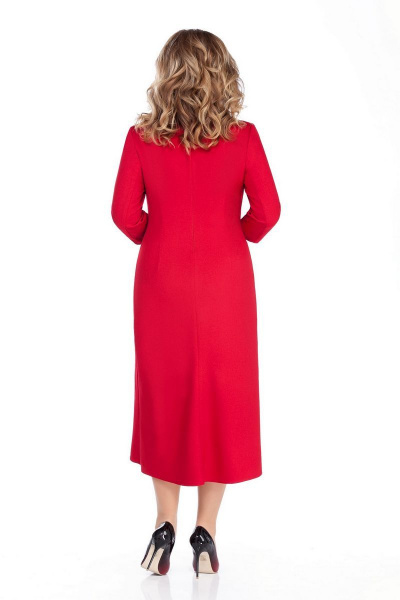 Платье TEZA 254 красный - фото 2