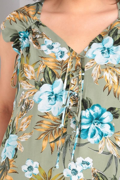 Платье Celentano lite 5013.1 оливковый - фото 11