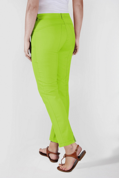 Летние зауженные брюки из лёгкого джинса Mirolia 205-2 яблоко - фото 2