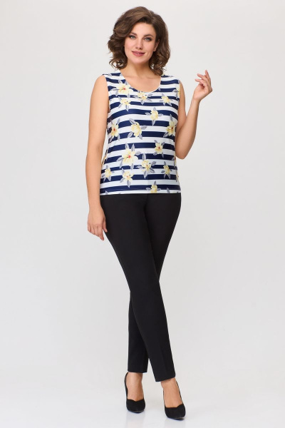 Топ майка из трикотажа для летних повседневных образов DaLi 5255.1 - фото 3