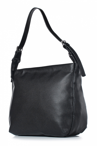 Экокожаная сумка на одно отделение с ручкой-ремнем Galanteya 45722.23с533к45 черный - фото 1