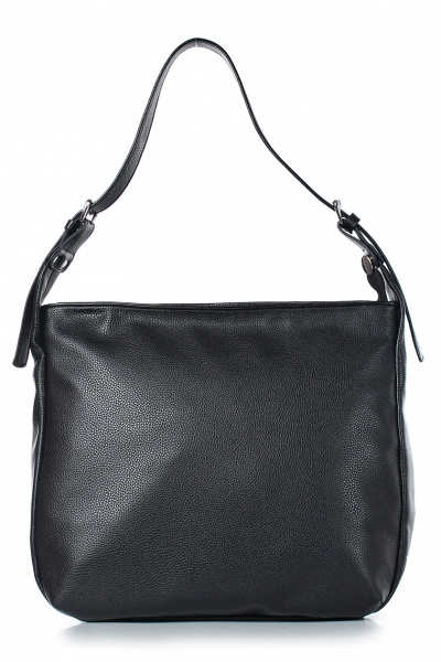 Экокожаная сумка на одно отделение с ручкой-ремнем Galanteya 45722.23с533к45 черный - фото 2