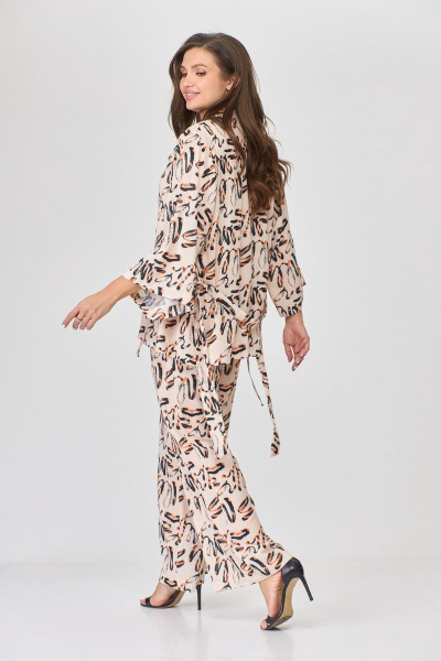 Брюки, жакет Abbi 5007 пудра - фото 10