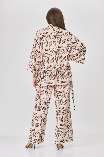 Брюки, жакет Abbi 5007 пудра - фото 2