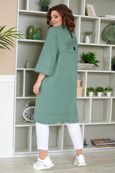 Кардиган Rumoda 2019/1 бирюзовый - фото 2