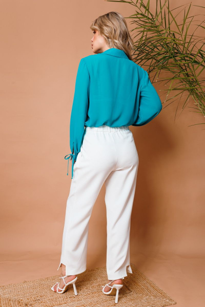 Брюки NikVa 373-1 молоко - фото 2