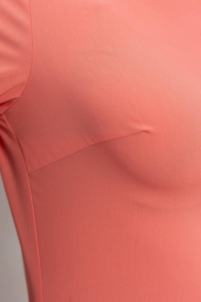 Розовое midi платье полуприлегающего силуэта из хлопка и текстиля Femme & Devur 8616 1.10F(170) - фото 5