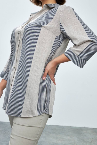 Туника летняя из вискозы с мягким текстильным материалом Femme & Devur 70208 1.55BF(170) - фото 4