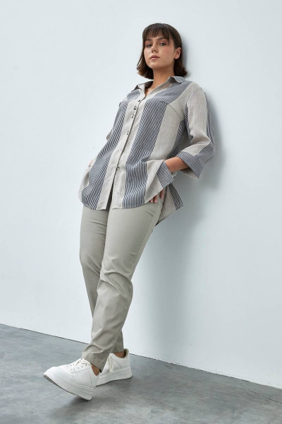 Туника летняя из вискозы с мягким текстильным материалом Femme & Devur 70208 1.55BF(170) - фото 2