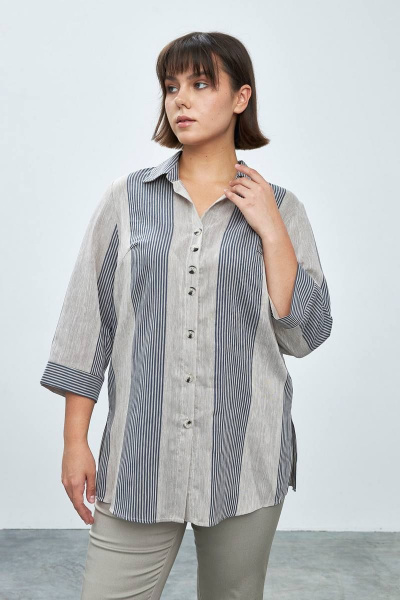 Туника летняя из вискозы с мягким текстильным материалом Femme & Devur 70208 1.55BF(170) - фото 1