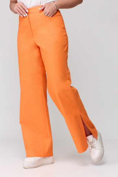 Брюки с разрезами из текстиля и хлопка для каждодневной носки Abbi 2009 манго - фото 7