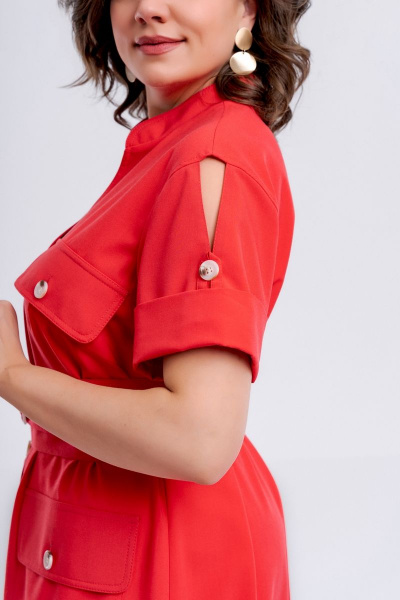 Летнее платье с заужением и оригинальными поясками Almirastyle 282 - фото 7