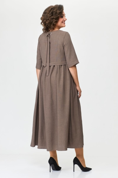 Платье Michel chic 2132 капучино - фото 7