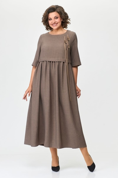 Платье Michel chic 2132 капучино - фото 1