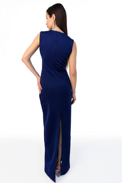 Платье Patriciа 02-5537 синий - фото 5