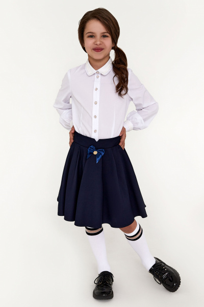 Блуза Panda Kids 262640-122 Белый - фото 1