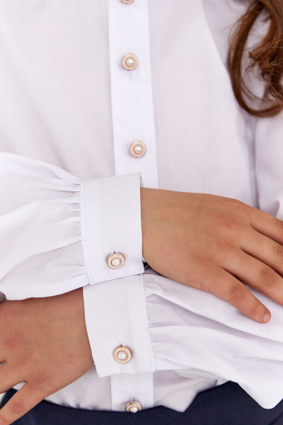 Блуза Panda Kids 262640-122 Белый - фото 3