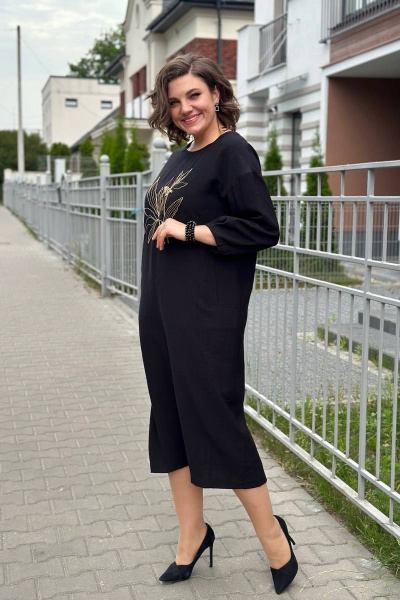 Платье Runella 1585 черный - фото 6