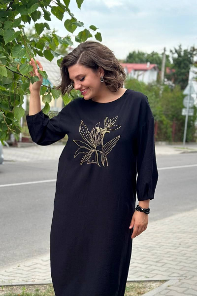 Платье Runella 1585 черный - фото 3