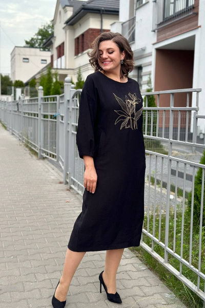 Платье Runella 1585 черный - фото 1