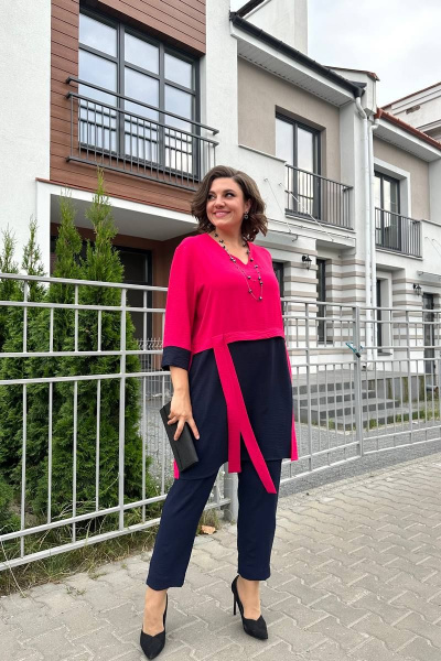 Брюки, туника Runella 1586 фуксия - фото 5