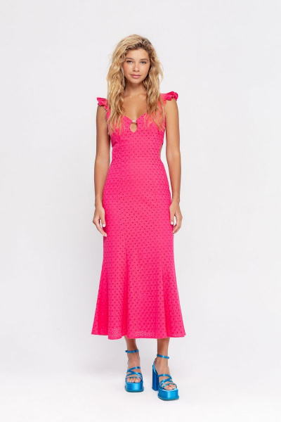 Платье PiRS 4580 розовый - фото 1