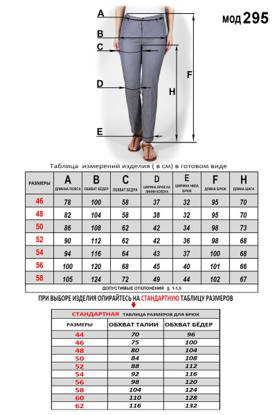 Брюки Mirolia 295 красн.полоска - фото 3