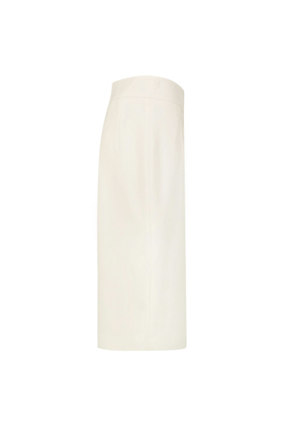 Белая деловая юбка из текстиля Elema 4К-356-170 белый - фото 2