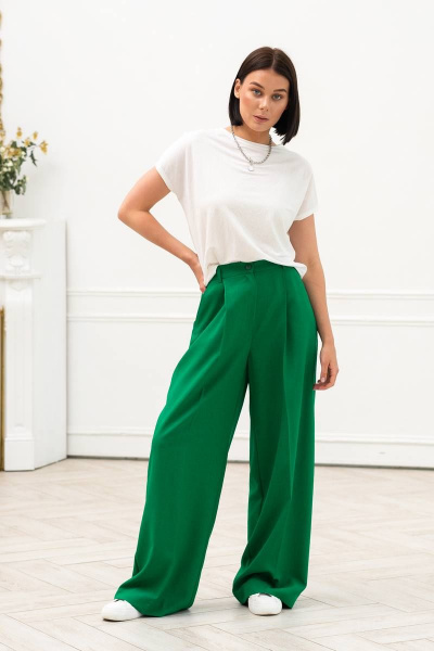 Брюки Ivera 2052 тем. зеленый - фото 3