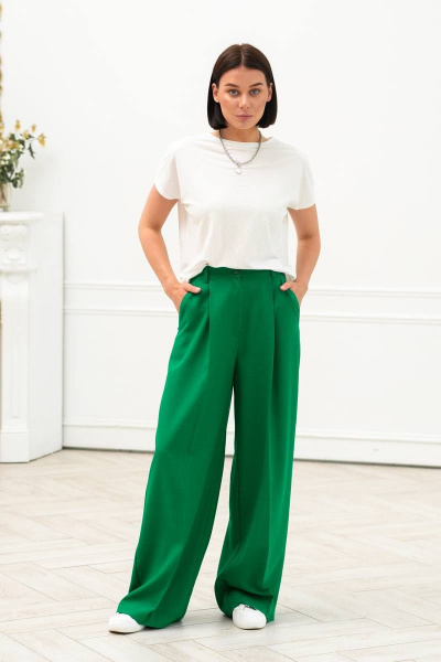 Брюки Ivera 2052 тем. зеленый - фото 1