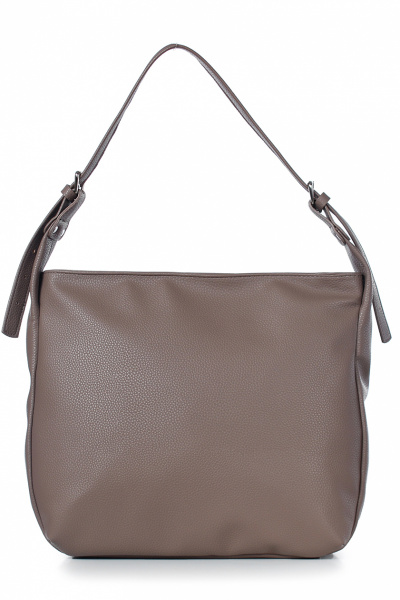 Эко кожа бежевая сумка на молнии с регулировкой ручки Galanteya 45722.23с533к45 бежевый_т. - фото 2