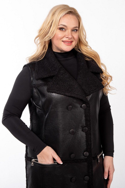 Жилет Celentano 2027.2 черный - фото 5