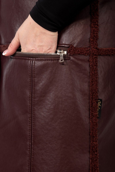 Жилет Celentano 2027.2 шоколад - фото 10