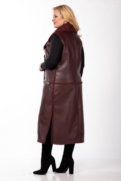 Жилет Celentano 2027.2 шоколад - фото 2