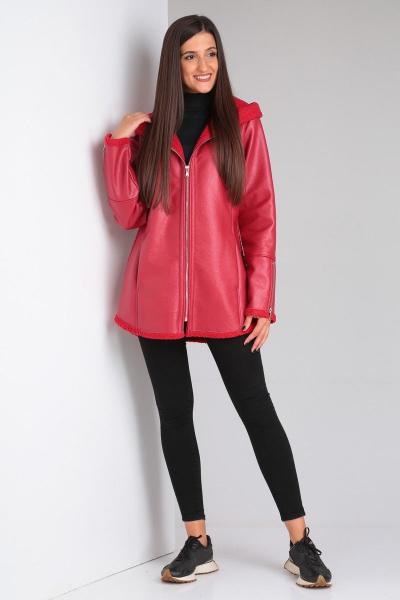 Дубленка Celentano 2028.1 алый - фото 6