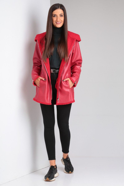 Дубленка Celentano 2028.1 алый - фото 1