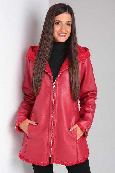 Дубленка Celentano 2028.1 алый - фото 3