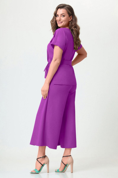 Брюки, пояс Орхидея 1172-5Б фиолетовый - фото 2