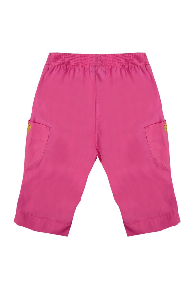 Розовые капри из хлопка с карманами и вышивкой Bell Bimbo 161049 розовый - фото 1