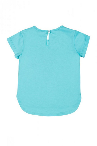 Майка для девочки из трикотажа с водной печатью Bell Bimbo 170034 св.бирюза - фото 2
