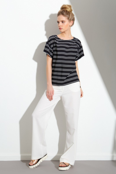 Блуза Nova Line 2666 полоска - фото 3