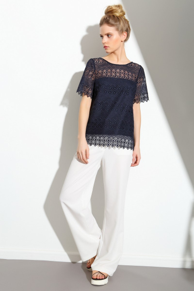 Брюки Nova Line 4363 молочный - фото 4