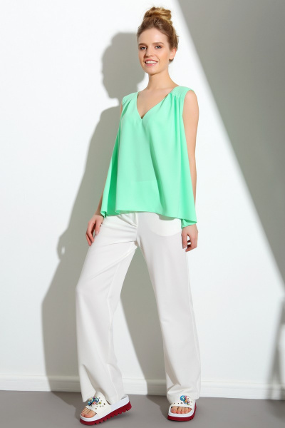 Брюки Nova Line 4363 молочный - фото 6